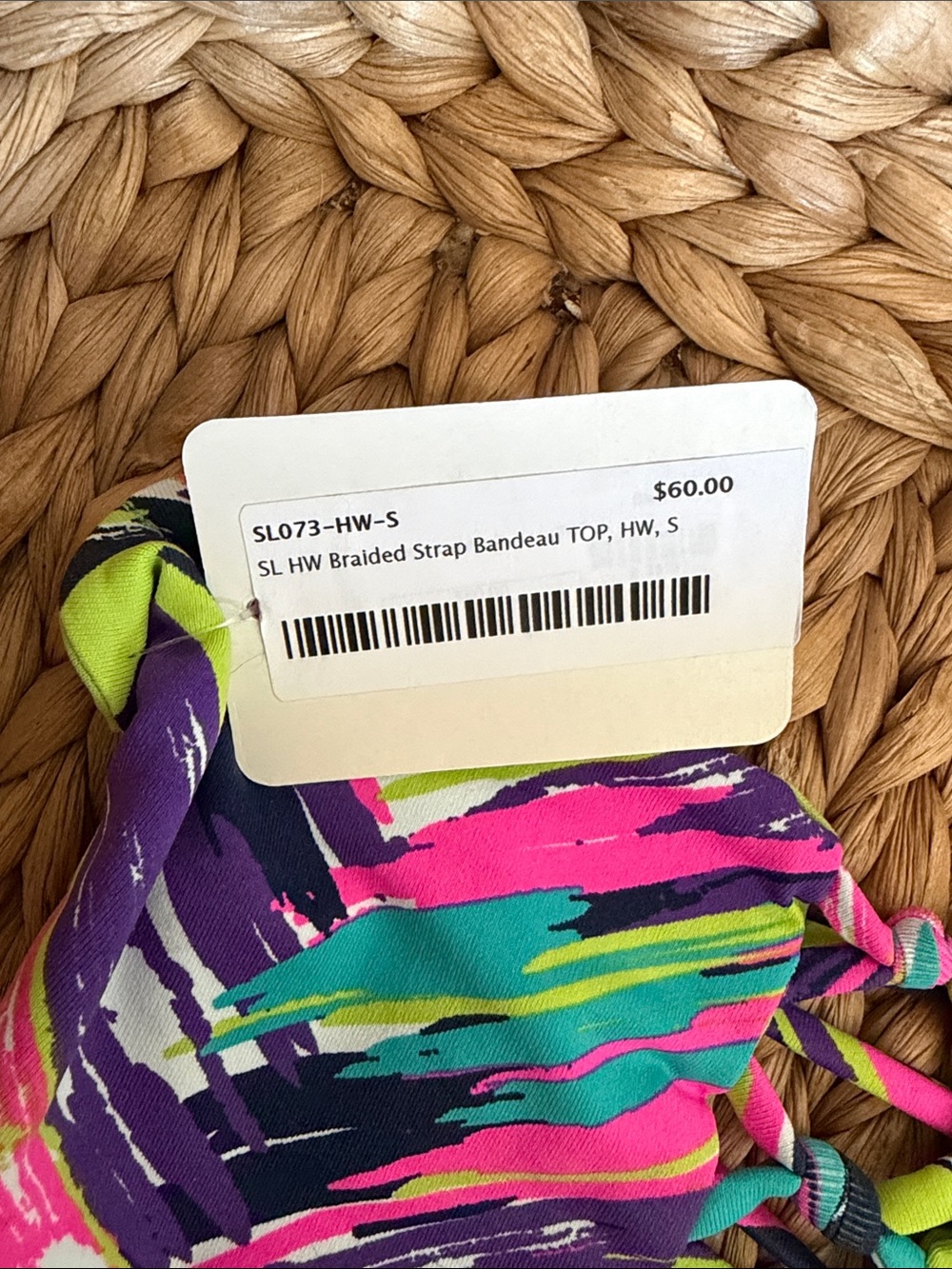 San Lorenzo Bandeau Bikini Top NWT - Picture 2 of 4
